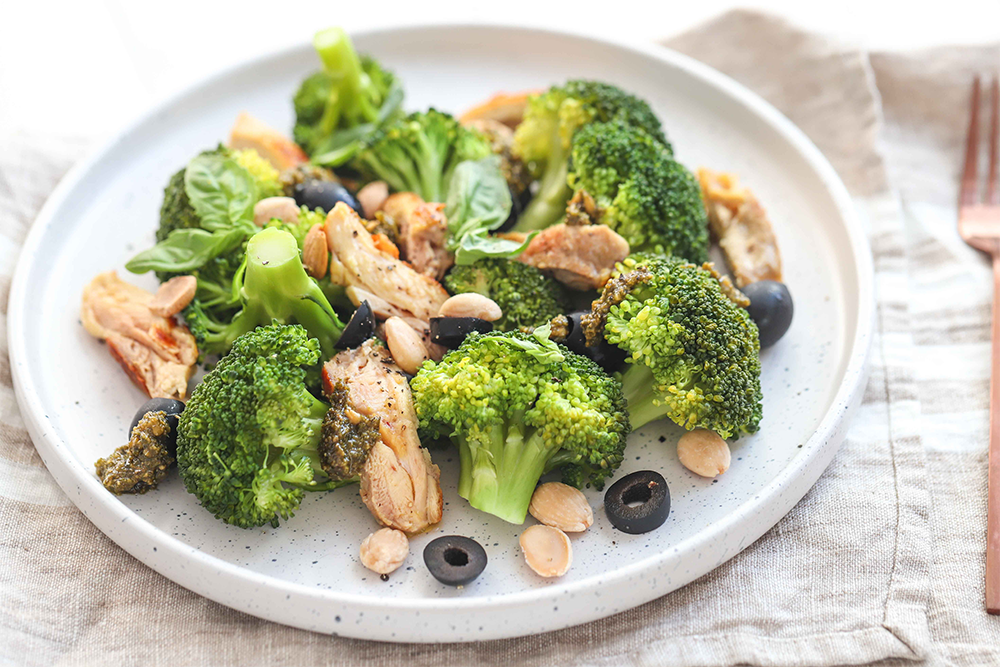 Chicken Pesto and Broccoli