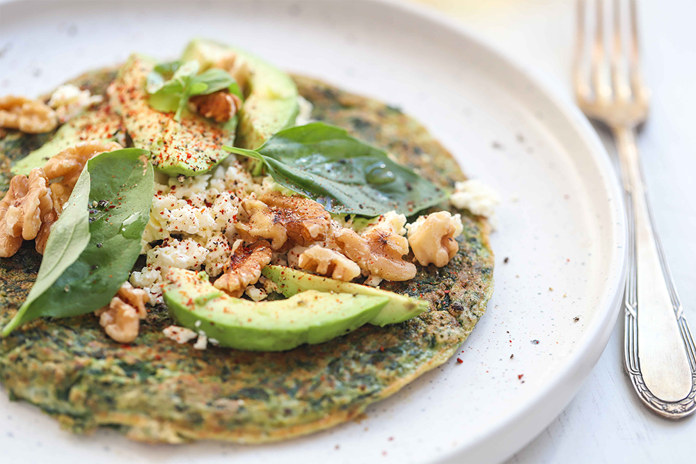 Spinach Omelette